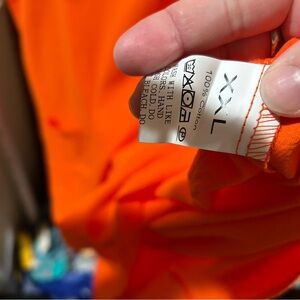 Bold Orange Mini Dress XXL